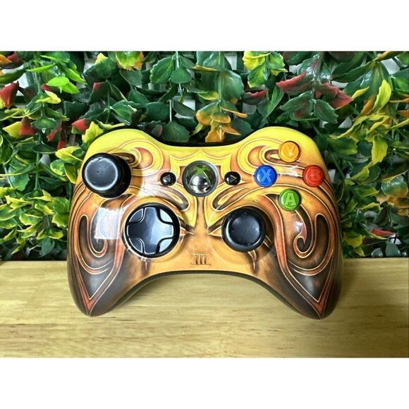 Microsoft Xbox 360 Wireless Controller Fable 3 Limited Edition No Back OEM TESTE - Picture 1 of 8